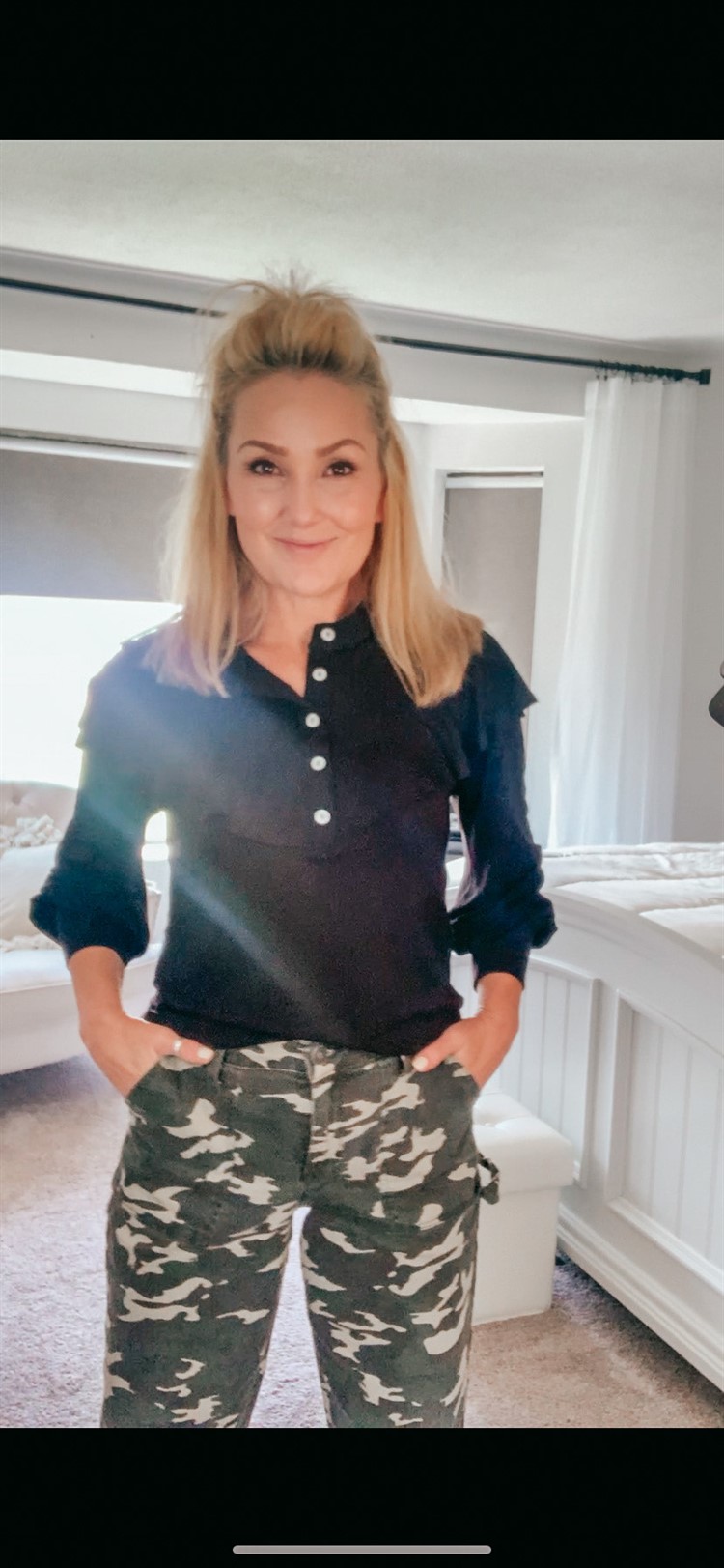 Styling Camo Pants for Fall — Crazy Blonde Life