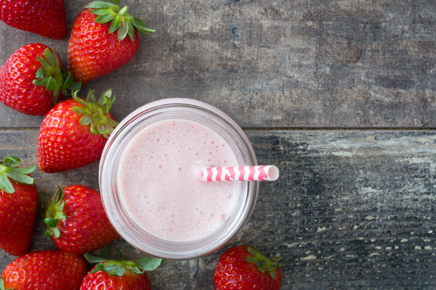 healthy strawberry pops