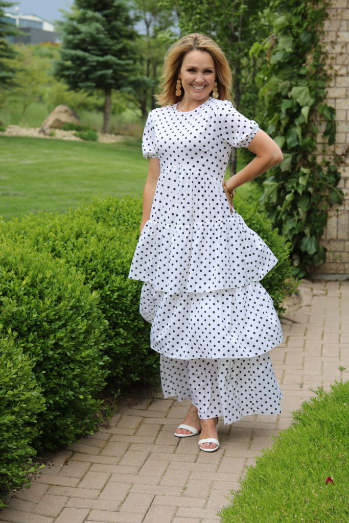 the perfect polka dot dress