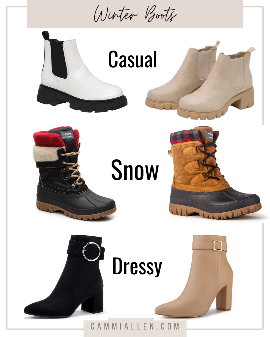 Dressy warm winter boots best sale