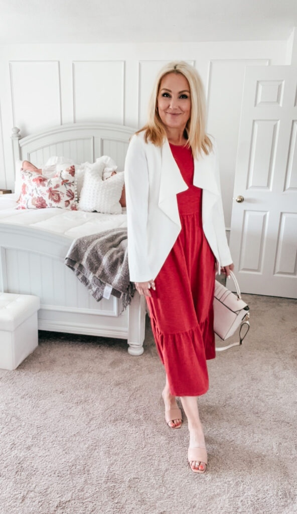 ways to style a red dress