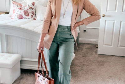 what to wear with wide leg cropped jeans