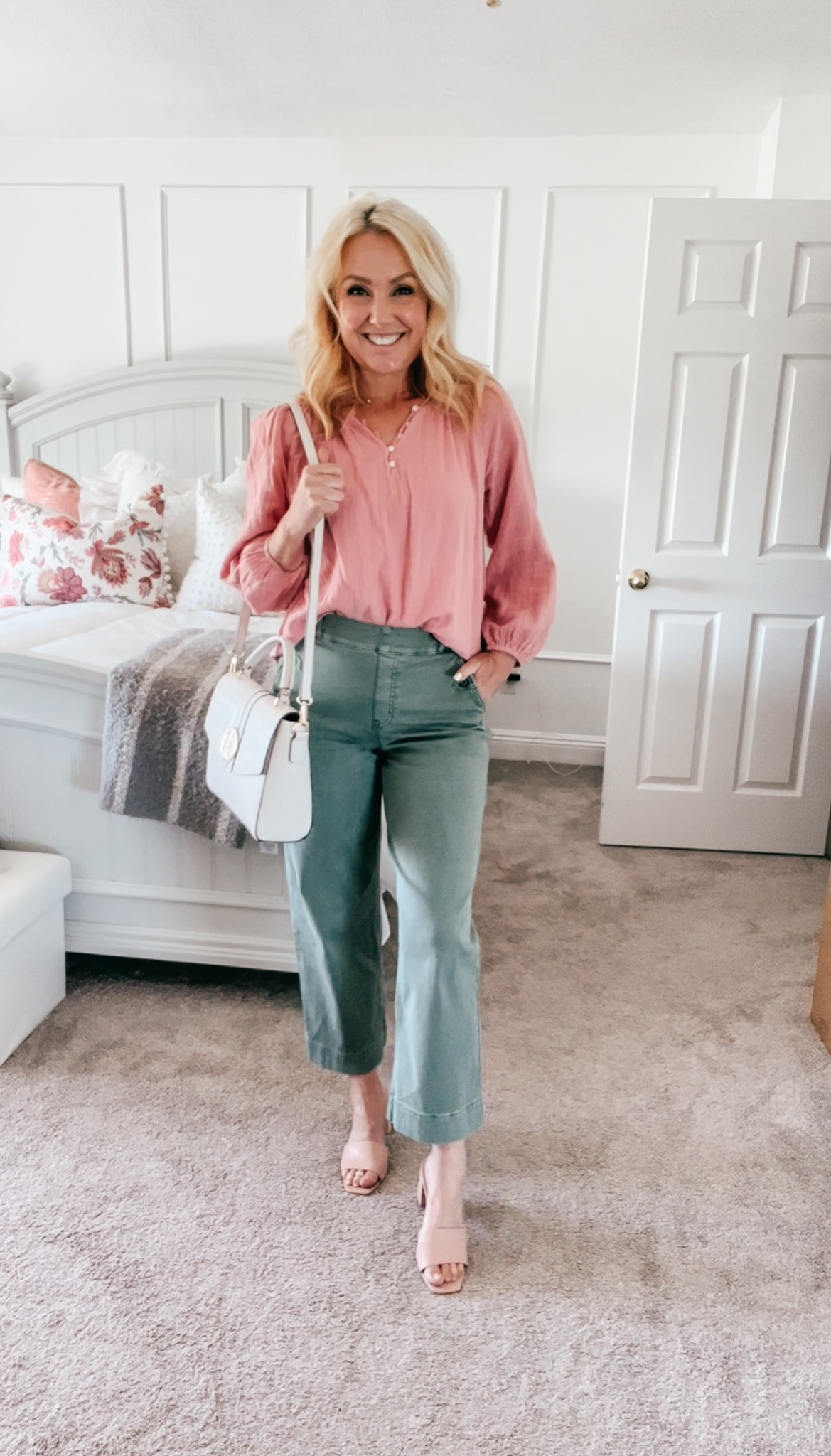 What To Wear With Wide Leg Cropped Pants  - MY HAPPY PLACE