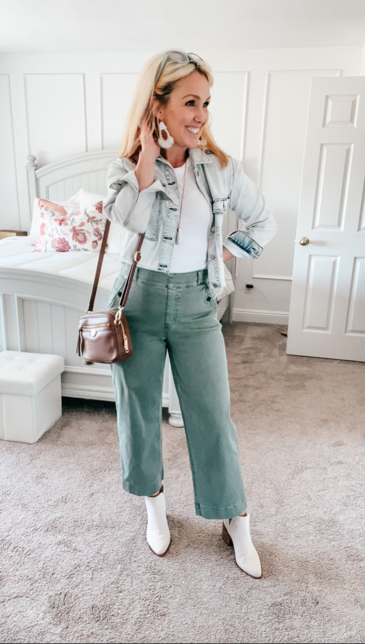 What To Wear With Wide Leg Cropped Pants  - MY HAPPY PLACE