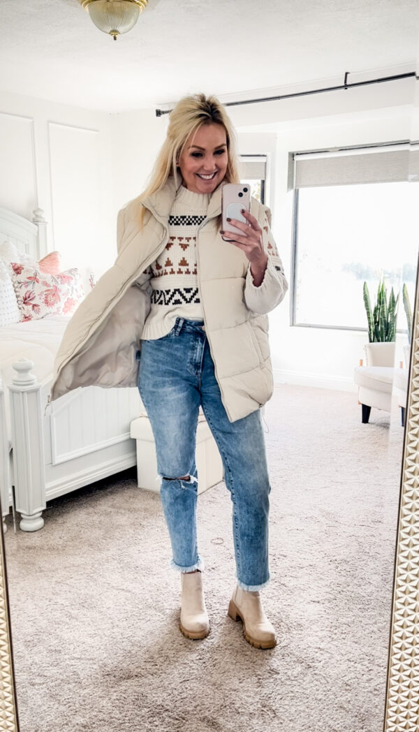 The Cream Puffer Vest... - MY HAPPY PLACE