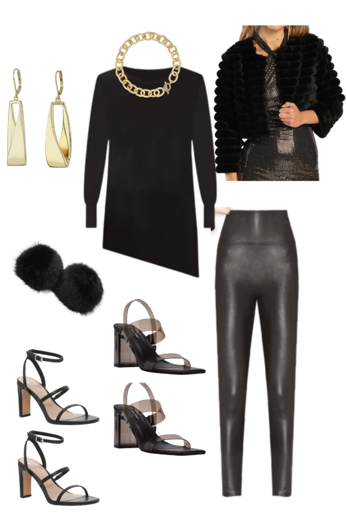 how to wear leather leggings