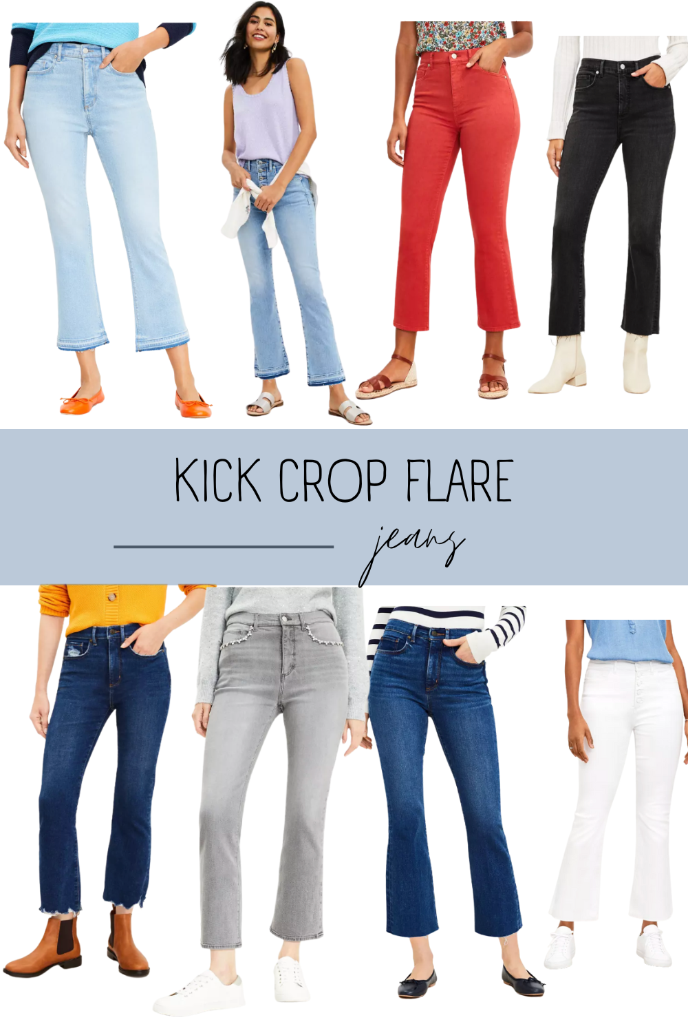 Jeans For Women Over 50 The Kick Crop - MY HAPPY PLACE