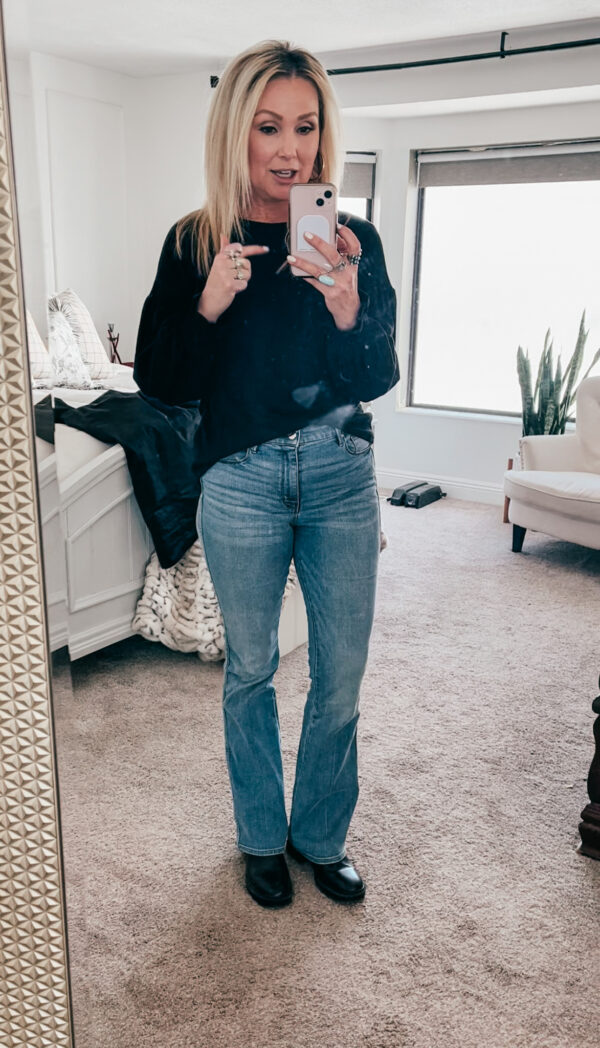 Jeans For Women Over 50... The Flare Leg - MY HAPPY PLACE