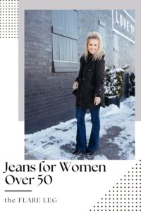 Jeans For Women Over 50 The Flare Leg - MY HAPPY PLACE