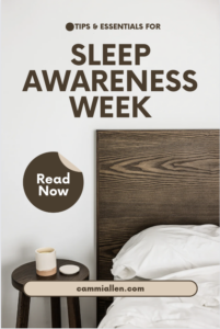 sleep awareness week