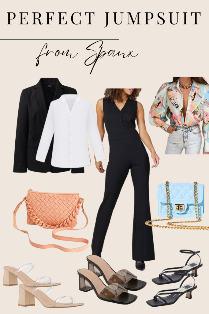 Slaying the day AND night away with @spanx. The Perfect Jumpsuit