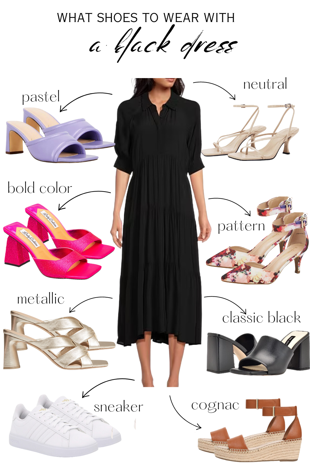 Black dress best sale black heels